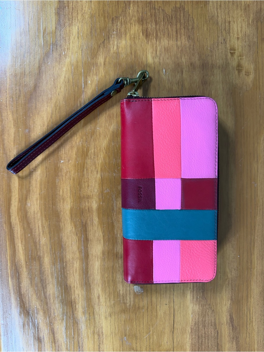 Fossil Colorblock Wristlet‎ Wallet